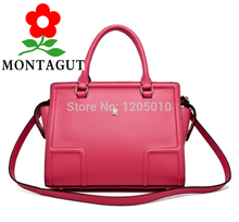 2014 MONTAGUT fashion casual one shoulder handbag cross body genuine leather quality fashion women s handbag