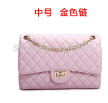 2014 women s bags handbag plaid shoulder bag cross body bag Small women s fashion sheepskin
