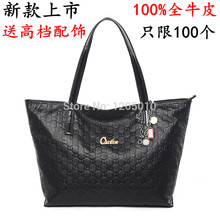2014 women’s spring genuine leather handbag first layer of cowhide women’s one shoulder handbag fashion women’s handbag