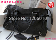 2014 women s handbag fashion tassel Medium handbag motorcycle bag messenger bag