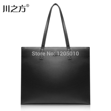 2014 women’s fashion handbag genuine leather handbag one shoulder big bag brief