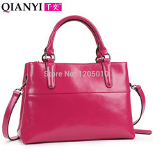 2014 women s handbag fashion vintage brief oil waxing leather bag leather bag handbag messenger bag