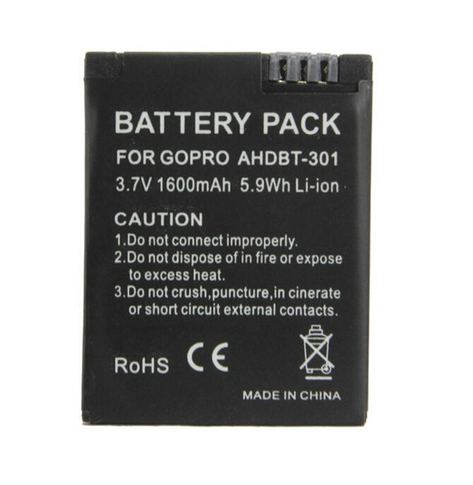 Купить GoPro аккумулятор 1600mah для gopro hero 3 / 3 + / 3 плюс ...