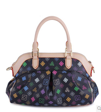 printing bags handbags women famous brands Women’s new bags 2014 plaid bags fashion women’s handbag messenger bag fashion female