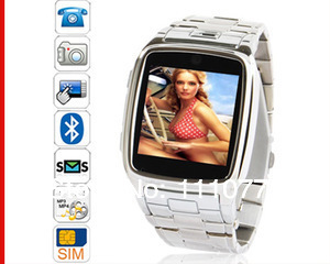 Wearable Electronic Device New smart watch phone waterproof camera Bluetooth Watch Car Talk Talk steel equipment