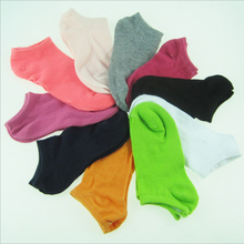 Free Shipping Children Colorful Candy Color Cotton Socks 2015 Spring Summer Girl Solid Color Sock Slippers