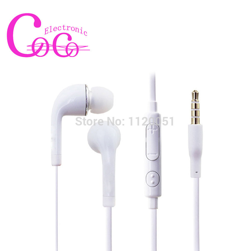 Earphone with Microphone 1M cable 3 5MM connection port suitable for samsung and the other brand