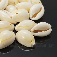 Natural Shell Beads,  White,  about 19mm long,  13mm wide,  11mm thick,  hole: 1mm,  about 350pcs/500g