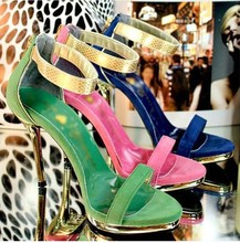 2014 women spring summer platform new ultra high end open toed sex sandals waterproof sandals fashion