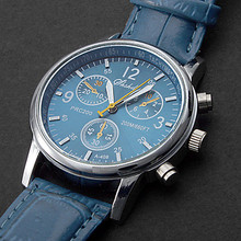 Free Shipping Unisex Round Case PU Band Quartz Analog Wrist Watch Assorted Colors 2014 New