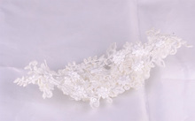 The New 2014 Handmade Lace Flowers married the bride Headdress Pearl Wedding accessories For Women