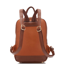 In 7Color 2015 New Casual Leather Student Women Backpacks Vintage Brand Female School Outdoor Fun Sports