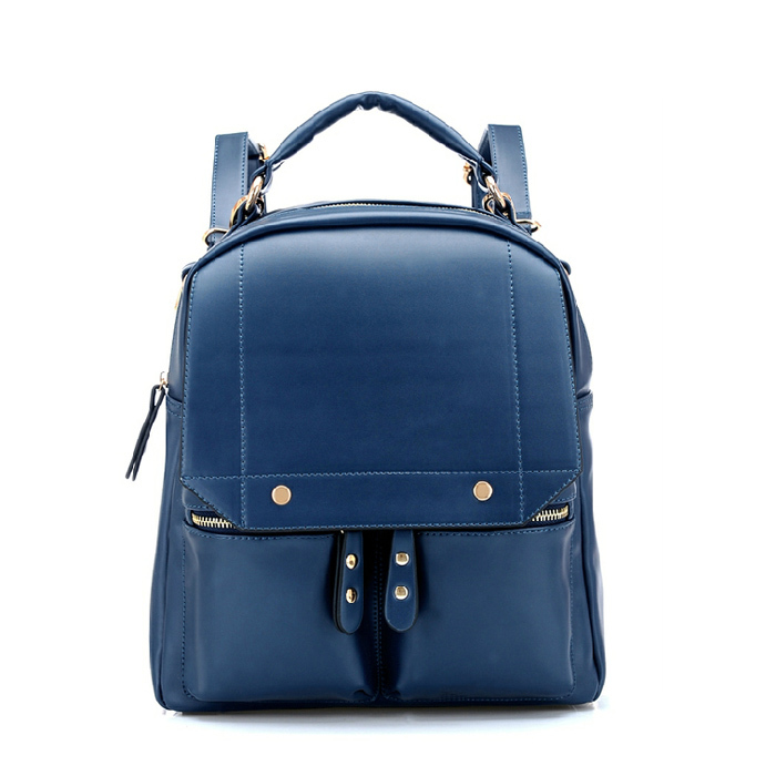 In 3 Color 2015 New Arrival Casual Leather Student Women Backpacks Vintage Brand Female School Bags