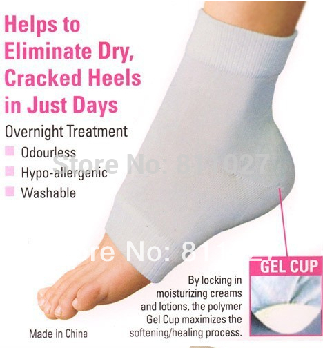 Moisturizing nightcare gel heel socks soft heels gel sleeves foot care unisex 5 colors yoga socks