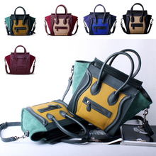 Genuine Suede Chamois Leather famous 2014 New retro hit color spell color Hollywood Gossip Girl Fashion