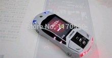 Free Shipping Dual SIM Slider Camera Bluetooth FM Radio Car Key Phone Mini Cell Phone Mobile Phone, Car Phone F8