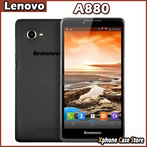 Original Lenovo A880 Smart Phone MTK6582 Quad Core 1 3GHz ROM 8GB RAM 1GB 6 0