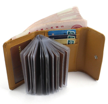 top brand wallet men crad holder women genuine leather ultra thin wallets purse card package mens