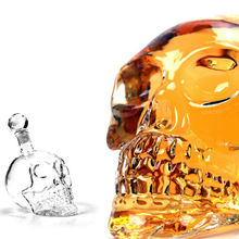 Crystal Skull Head Vodka Bottle 500ml BIG SIZE Mug Wine Beer Glass Caneca with Retail Package