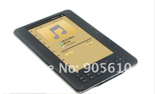 7 4GB 800 480 Pixels screen Ebook Reader 4GB with MP3 MP4 FM radio Digital photo