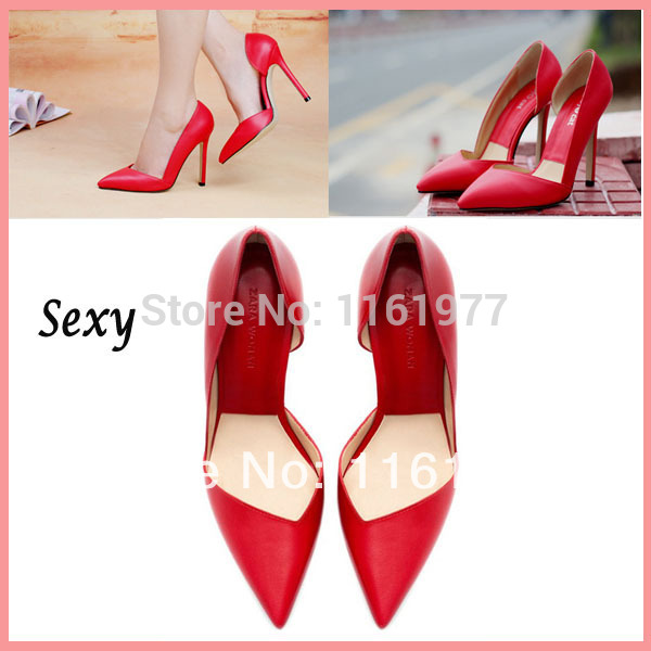 Red Pumps Red Heels Women Pumps High Stiletto Heel Protector Wedding High Heel Real Red Bottom