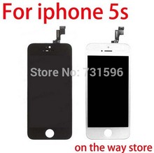 1pcs mobile original phone new parts for apple iphone 5s lcd display touch screen digitizer glass