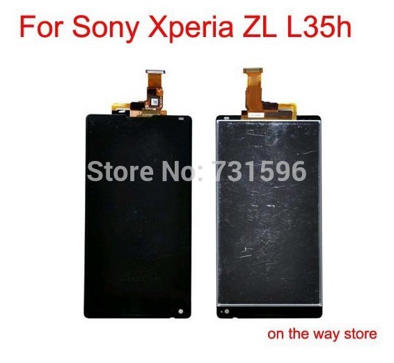 for Sony Xperia ZL L35h lcd display with touch screen digitizer glass original mobile phone replace