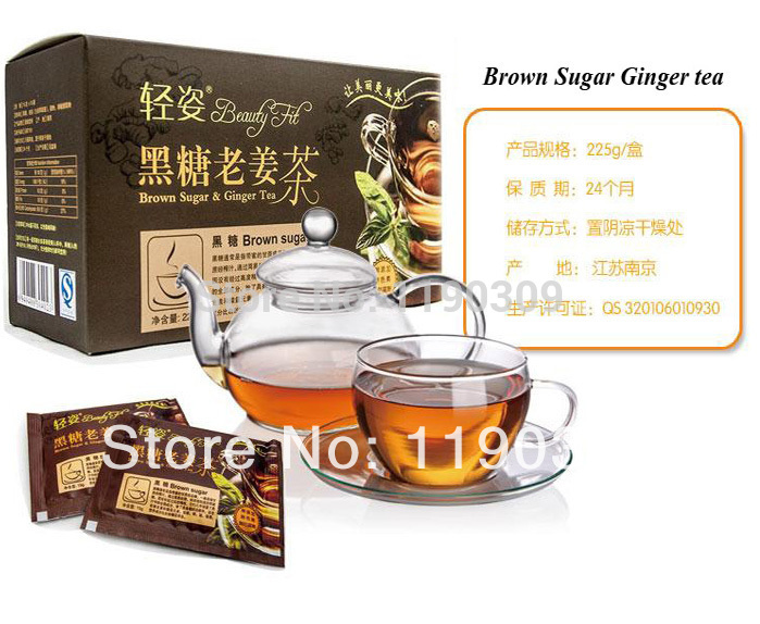 2014 Brown Sugar ginger tea Coffee With Ginge Tea Green Quick Weigh Loss Coffee Health Care