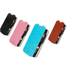 Free Shipping 2014 Newest Ultra Mofi Flip PU Leather Case For HTC Desire 500 Mobile Phone Case Back Cover