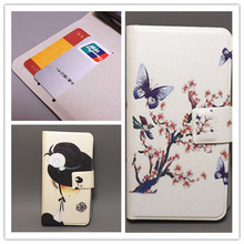 New Ultra thin Flower Flag vintage Flip for LG Optimus L1 II E410 Cellphone Case ,Free shipping