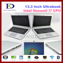 Kingdel Ultrabook 13.3 Inch 4th generation I7 Laptop computer with 4GB RAM 500GB HDD 1920*1080,Metal Cover, 6600mAh, Windows 8