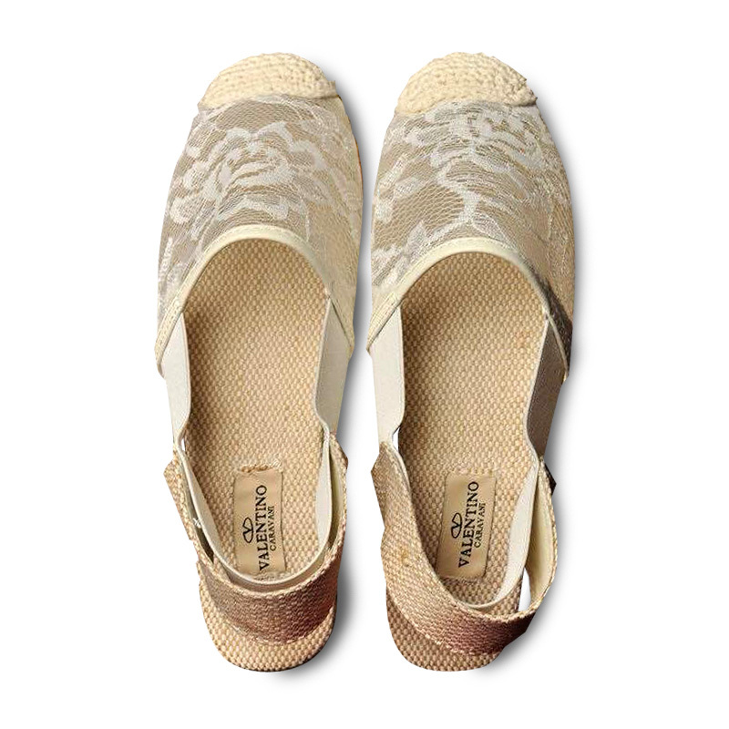 New Arrival Air Lace Ankle Strappy Autumn Women Flat Shoes Casual Designer Round Closed Toe Women