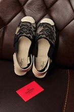 New Arrival Air Lace Ankle Strappy Autumn Women Flat Shoes Casual Designer Round Closed Toe Women