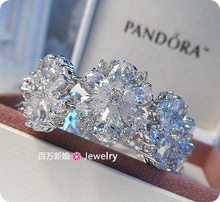 Free shipping Luxury platinum zircon the bride bracelet marriage accessories jewelry