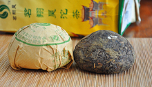 promotion Puer tea raw tea cake 100g pu er cake old leaves puerh tuo good for