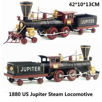 1880 US Jupiter Steam Locomotive handmade vintage metal train model 