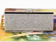 New Best Quality Women Small Bag Diamond Clutch Purses Rhinestone Evening Bag Crystal Sparkling Wedding Bridal