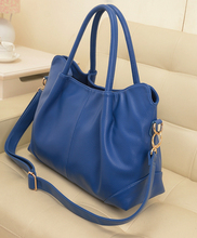2014 women’s bags one shoulder cross-body handbag genuine leather handbag fashion women’s vintage cowhide large bag