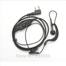 10x NEW Baofeng walkie talkie double PTT earpiece with mic for UV-82, UV-89 dual band radio