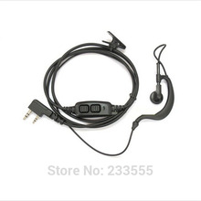 10x NEW Baofeng walkie talkie double PTT earpiece with mic for UV 82 UV 89 dual