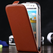 Korean Genuine Leather Magnetic Chip Flip Case For Samsung Galaxy S3 III i9300 S4 SIV i9500