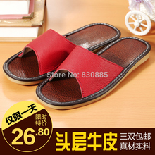 2014 Hot Sale Sale Sapatos Femininos Women Shoes Shoes Women Cowhide Genuine Slippers At Home Summer