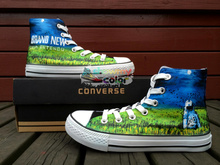 Brand New Deja Entendu Converse Sneaker Hand Painted Fashion Shoes for Men Women Best Presents