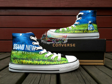 Brand New Deja Entendu Converse Sneaker Hand Painted Fashion Shoes for Men Women Best Presents