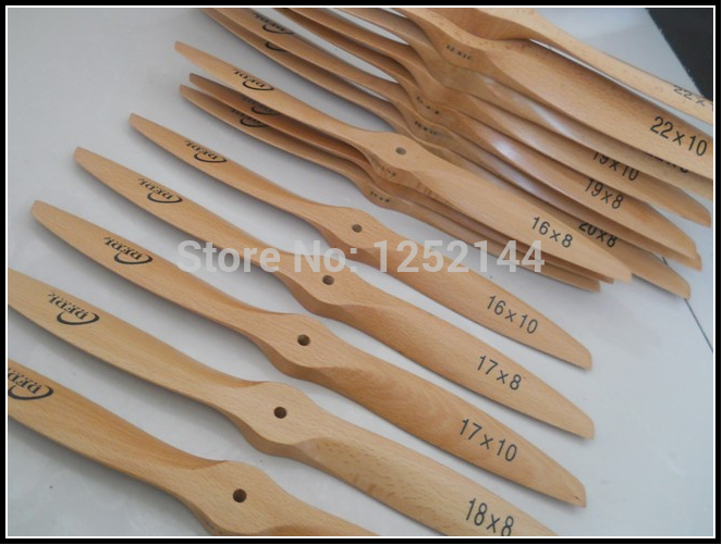 Dfdl hélice bois 19x6/19x8/19x10/19x12 pour avion livraison gratuite