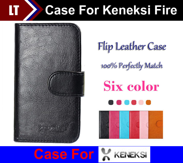 Six colors optional Multi Function Card Slot Flip Leather Cases For Keneksi Fire Cover smartphone Slip
