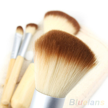 2015 New 5pcs set Hot Selling BAMBOO Makeup Brush Set 5pcs Make Up Brushes 03RM
