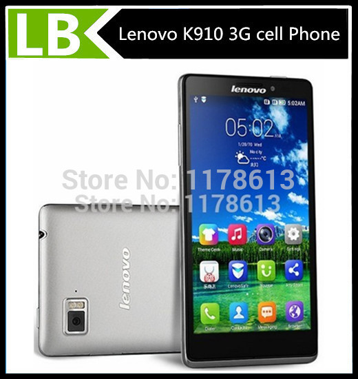 Original Lenovo K910 Phone Vibe Z 5 5 inch FHD 1920x1080px Snapdragon 800 2 2GHz 5MP