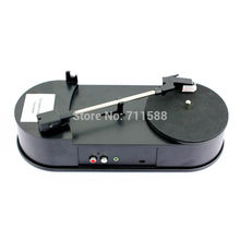 USB Mini Vinyl Turntables Audio Player Support Turntable Convert LP Record to CD or MP3 Free