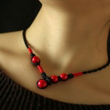 Wholesale free shipping/kpop hand made beads pendant necklaces for women/collier/colar/accessories/bijoux/european/kpop